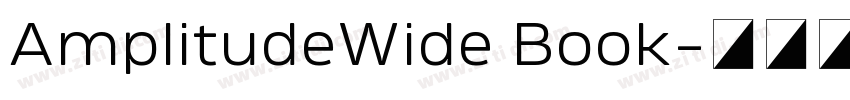 AmplitudeWide Book字体转换